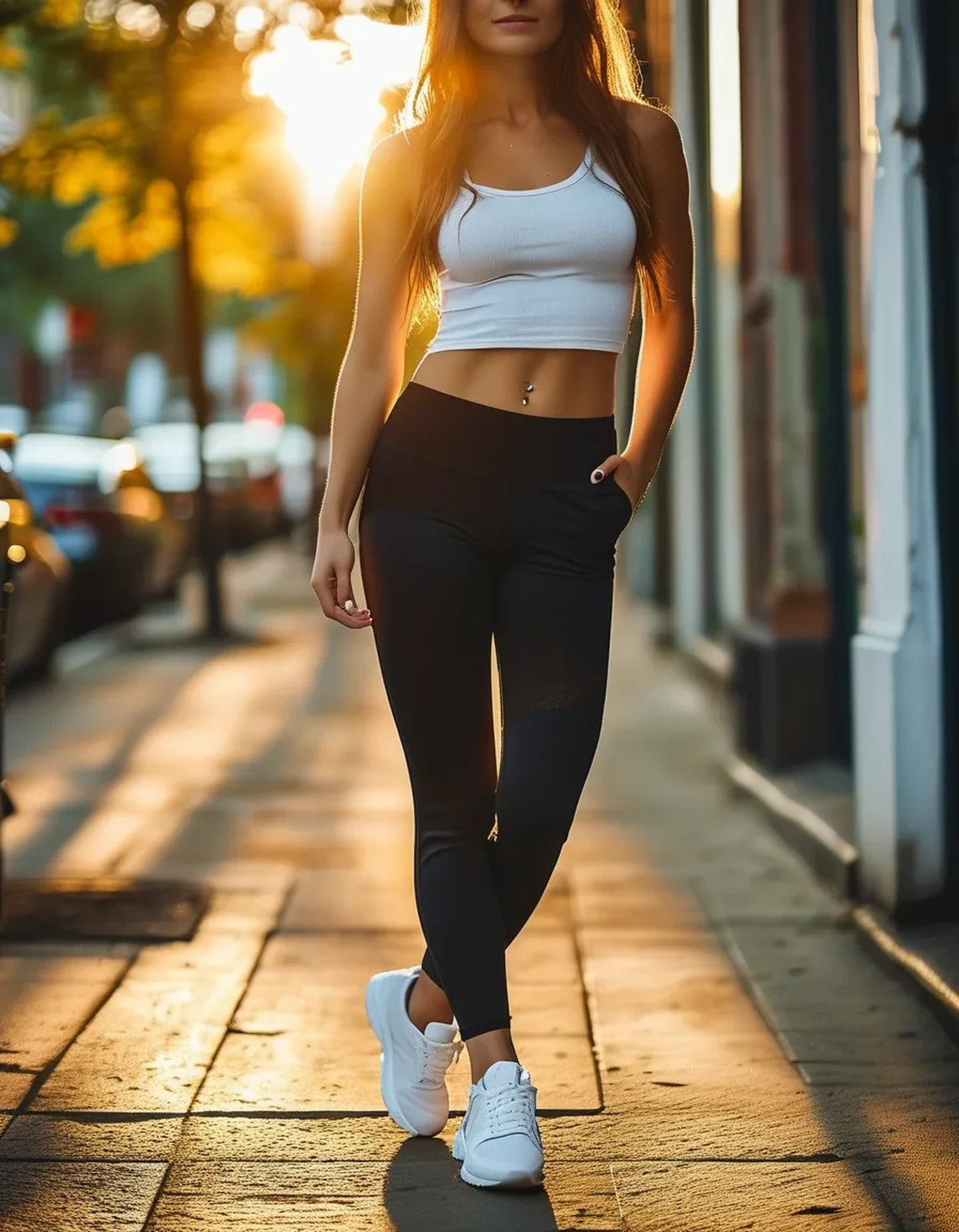 How to Wear Capri Leggings With Socks Without Looking Off