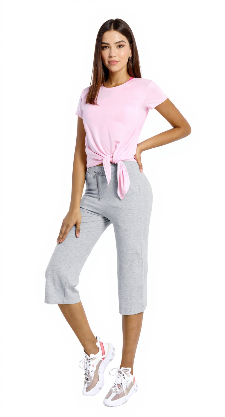 Capri Leggings in Heather Gray — The Capri Season Edit style look